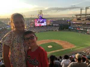 Michelle attended Colorado Rockies vs. Cincinnati Reds - MLB on Jul 12th 2019 via VetTix 