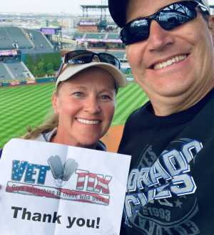 Sheri attended Colorado Rockies vs. Cincinnati Reds - MLB on Jul 12th 2019 via VetTix 