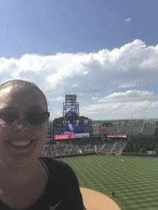 Rebecca  attended Colorado Rockies vs. San Francisco Giants - MLB on Jul 17th 2019 via VetTix 