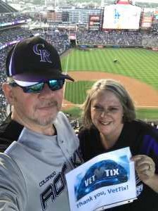 David attended Colorado Rockies vs. Los Angeles Dodgers - MLB on Jun 28th 2019 via VetTix 