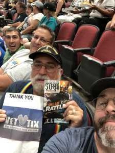 Gregory attended Arizona Rattlers V. Opponent TBD - IFL - 2019 Conference Championship **played at Gila River Arena on Jun 29th 2019 via VetTix 