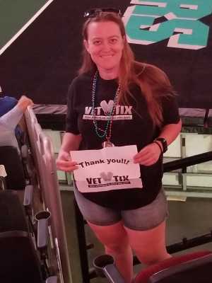 Lindsay attended Arizona Rattlers V. Opponent TBD - IFL - 2019 Conference Championship **played at Gila River Arena on Jun 29th 2019 via VetTix 