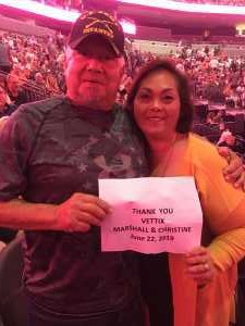 Marshall attended Hootie & the Blowfish: Group Therapy Tour on Jun 22nd 2019 via VetTix 