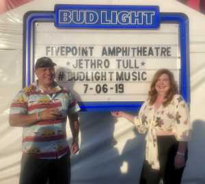 Rebekah attended Ian Anderson Presents Jethro Tull - 50th Anniversary Tour - Reserved Seating on Jul 6th 2019 via VetTix 