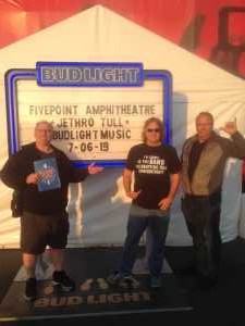 Edward attended Ian Anderson Presents Jethro Tull - 50th Anniversary Tour - Reserved Seating on Jul 6th 2019 via VetTix 