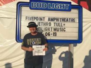 Leo attended Ian Anderson Presents Jethro Tull - 50th Anniversary Tour - Reserved Seating on Jul 6th 2019 via VetTix 