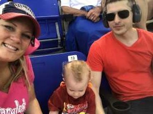 Megan attended Bojangles' Southern 500 - Monster Energy NASCAR Cup Series on Sep 1st 2019 via VetTix 