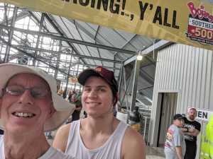William attended Bojangles' Southern 500 - Monster Energy NASCAR Cup Series on Sep 1st 2019 via VetTix 