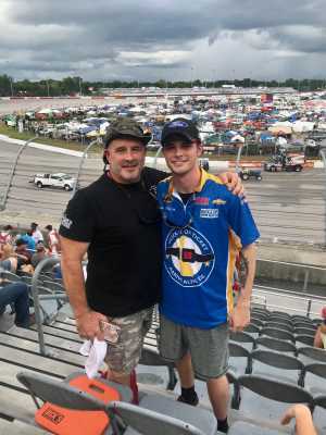 Killian attended Bojangles' Southern 500 - Monster Energy NASCAR Cup Series on Sep 1st 2019 via VetTix 