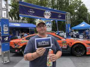 Kirk attended Bojangles' Southern 500 - Monster Energy NASCAR Cup Series on Sep 1st 2019 via VetTix 