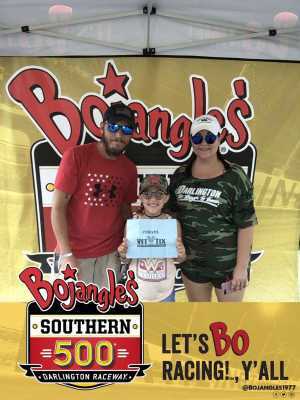 Taylor attended Bojangles' Southern 500 - Monster Energy NASCAR Cup Series on Sep 1st 2019 via VetTix 