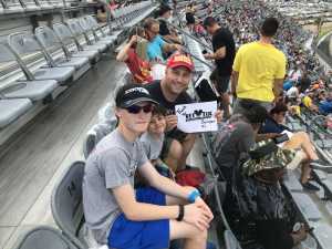 Samuel attended Bojangles' Southern 500 - Monster Energy NASCAR Cup Series on Sep 1st 2019 via VetTix 