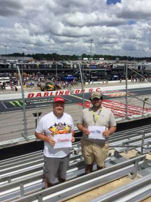 STEVE attended Bojangles' Southern 500 - Monster Energy NASCAR Cup Series on Sep 1st 2019 via VetTix 
