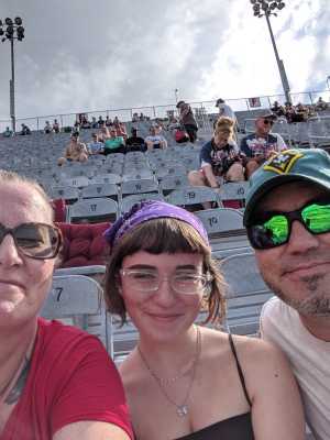 Michele attended Bojangles' Southern 500 - Monster Energy NASCAR Cup Series on Sep 1st 2019 via VetTix 
