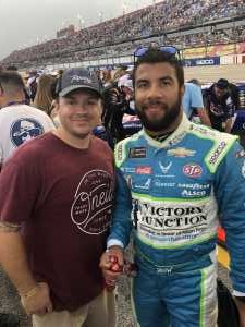 Christopher attended Bojangles' Southern 500 - Monster Energy NASCAR Cup Series on Sep 1st 2019 via VetTix 