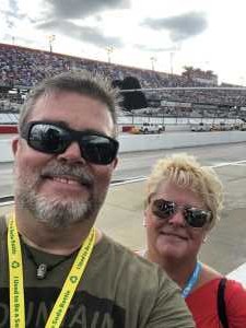Jonathan attended Bojangles' Southern 500 - Monster Energy NASCAR Cup Series on Sep 1st 2019 via VetTix 