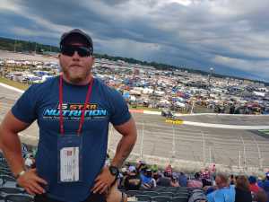 Vincent attended Bojangles' Southern 500 - Monster Energy NASCAR Cup Series on Sep 1st 2019 via VetTix 