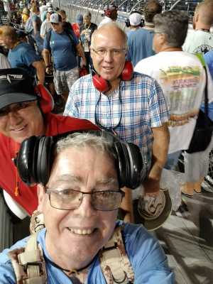 Christopher attended Bojangles' Southern 500 - Monster Energy NASCAR Cup Series on Sep 1st 2019 via VetTix 
