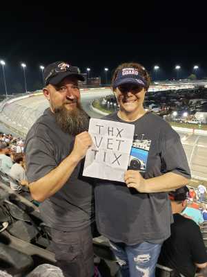 Dawn attended Bojangles' Southern 500 - Monster Energy NASCAR Cup Series on Sep 1st 2019 via VetTix 