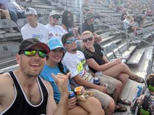 Lance attended Bojangles' Southern 500 - Monster Energy NASCAR Cup Series on Sep 1st 2019 via VetTix 
