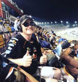 trent attended Bojangles' Southern 500 - Monster Energy NASCAR Cup Series on Sep 1st 2019 via VetTix 