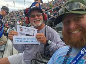 Charles attended Bojangles' Southern 500 - Monster Energy NASCAR Cup Series on Sep 1st 2019 via VetTix 