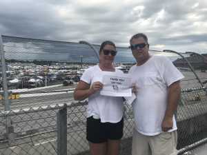 Tamera attended Bojangles' Southern 500 - Monster Energy NASCAR Cup Series on Sep 1st 2019 via VetTix 