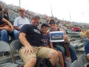 FFEGEL  attended Bojangles' Southern 500 - Monster Energy NASCAR Cup Series on Sep 1st 2019 via VetTix 