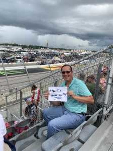 John attended Bojangles' Southern 500 - Monster Energy NASCAR Cup Series on Sep 1st 2019 via VetTix 