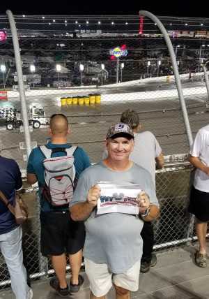 Jay attended Bojangles' Southern 500 - Monster Energy NASCAR Cup Series on Sep 1st 2019 via VetTix 