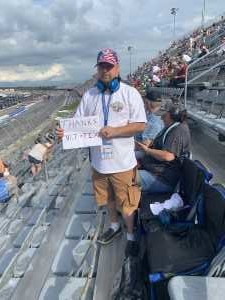 Joel attended Bojangles' Southern 500 - Monster Energy NASCAR Cup Series on Sep 1st 2019 via VetTix 
