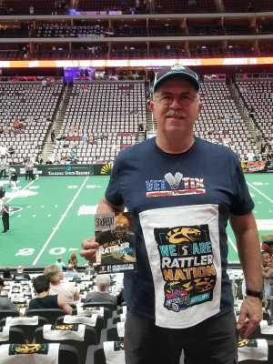 John V attended Arizona Rattlers vs. Sioux Falls Storm - IFL - 2019 United Bowl on Jul 13th 2019 via VetTix 