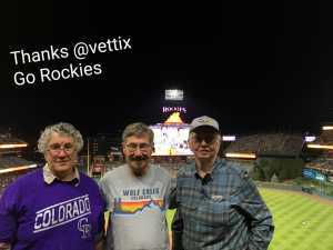 Regina attended Colorado Rockies vs. Arizona Diamondbacks - MLB on Aug 12th 2019 via VetTix 