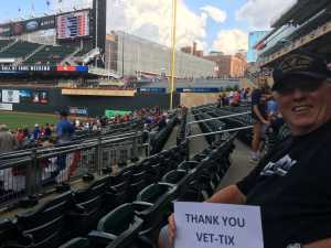 Jim attended Minnesota Twins vs. Kansas City Royals - MLB on Aug 4th 2019 via VetTix 