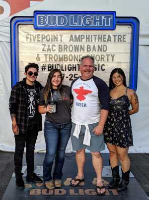 Paul attended Zac Brown Band: The Owl Tour on Jul 25th 2019 via VetTix 
