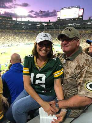 Sherry attended Green Bay Packers vs. Kansas City Chiefs - NFL Preseason on Aug 29th 2019 via VetTix 