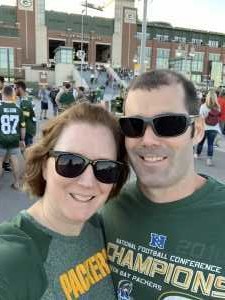 Amy attended Green Bay Packers vs. Kansas City Chiefs - NFL Preseason on Aug 29th 2019 via VetTix 