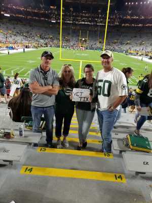 James attended Green Bay Packers vs. Kansas City Chiefs - NFL Preseason on Aug 29th 2019 via VetTix 