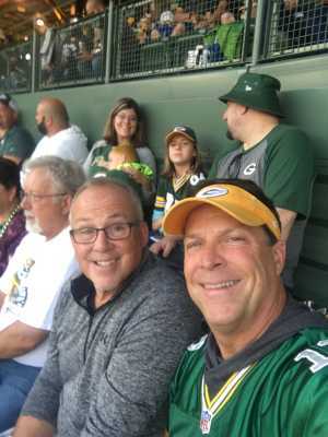 Steve attended Green Bay Packers vs. Kansas City Chiefs - NFL Preseason on Aug 29th 2019 via VetTix 