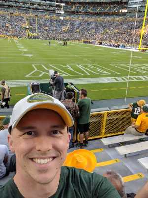 Jeremy attended Green Bay Packers vs. Kansas City Chiefs - NFL Preseason on Aug 29th 2019 via VetTix 