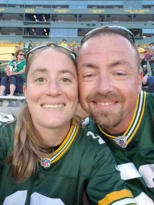 Jennifer attended Green Bay Packers vs. Kansas City Chiefs - NFL Preseason on Aug 29th 2019 via VetTix 