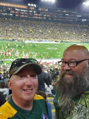 Jordan attended Green Bay Packers vs. Kansas City Chiefs - NFL Preseason on Aug 29th 2019 via VetTix 