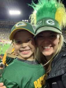 Andrea attended Green Bay Packers vs. Kansas City Chiefs - NFL Preseason on Aug 29th 2019 via VetTix 