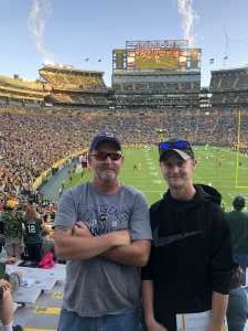 Timothy attended Green Bay Packers vs. Kansas City Chiefs - NFL Preseason on Aug 29th 2019 via VetTix 