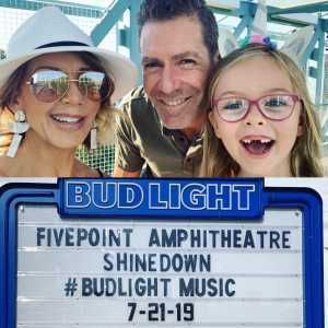 Anne attended Shinedown: Attention World Tour on Jul 21st 2019 via VetTix 