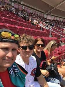 Jeffrey attended Cincinnati Reds vs. Colorado Rockies - MLB on Jul 28th 2019 via VetTix 