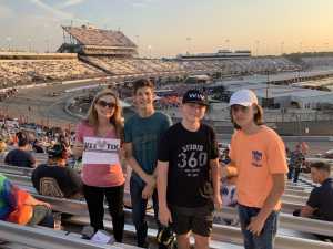 Natalie attended Federated Auto Parts 400 - Monster Energy NASCAR Cup Series on Sep 21st 2019 via VetTix 