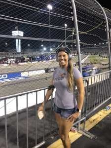 Margaret attended Federated Auto Parts 400 - Monster Energy NASCAR Cup Series on Sep 21st 2019 via VetTix 