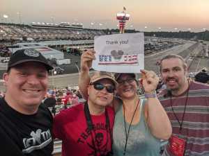 james attended Federated Auto Parts 400 - Monster Energy NASCAR Cup Series on Sep 21st 2019 via VetTix 