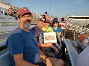 mark attended Federated Auto Parts 400 - Monster Energy NASCAR Cup Series on Sep 21st 2019 via VetTix 